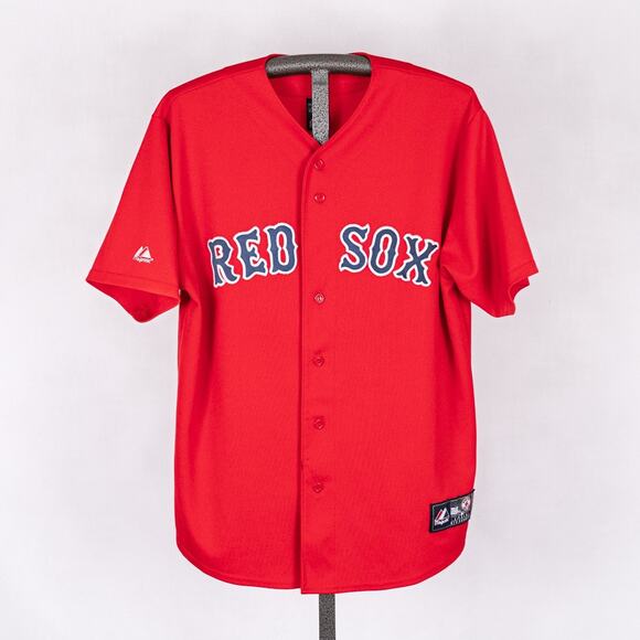 Majestic Boston Red Sox Genuine MLB Red Baseball Jersey Men's XL *Blank* SP '09 - Picture 1 of 9